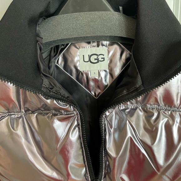 NEW reduced UGG Silver Water repellent Puffer jacket, size S, XS - Picture 13 of 17